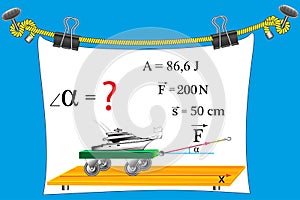 A physics problem from a school physics course